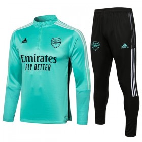 Arsenal Niño Sudadera De Entrenamiento Trajes 2022/23 Cuarto-Cremallera Verde